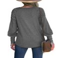 thumbnail image 4 of Stylish and Warm Women‘s Pullover with Ruched Detailing, 4 of 5