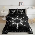 thumbnail image 1 of Erosebridal Star Moon Bedding Twin Comforter Set, Starry Sky Down Comforter, Planet Cosmic Decor, Reversible 2 Pieces, 1 of 8