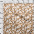 thumbnail image 3 of oneOone Rayon Orange Fabric Asian Mosaic Sewing Craft Projects Fabric Prints By Yard 56 Inch Wide, 3 of 5