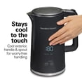 thumbnail image 2 of Hamilton Beach Cool-Touch Digital Electric Kettle, 1.7 L, 1500 Watts, Temperature Control, Automatic Shutoff, 41033C, 2 of 5