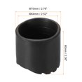 thumbnail image 2 of Unique Bargains 2.5'/64mm Ladder Non Slip Feet for Telescopic Folding Extension Ladder Protection, Black, 1 Pack, 2 of 5