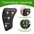 thumbnail image 4 of 4 Wheel Baseball Umpire Clicker-Umpire Indicator Gear-Practical Baseball Counter Clicker for Scorekeeper Recording Outs, 4 of 5
