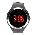 thumbnail image 1 of Sports Watch, Adjustable Red LED Birthday Gift Safe Portable Student Digital Watch Flexible  For Outdoor Camping For Children Silver, 1 of 8