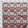 thumbnail image 2 of oneOone Cotton Poplin Fabric Paisley Ikat Print Sewing Fabric BTY 56 Inch Wide, 2 of 4