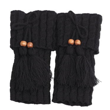 Youkk 1 paire Tricoté Jambières femmes Crochet Boot Manchettes Jambières Bottes femme Boho Chaussettes Hiver Lady Boot
