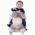 thumbnail image 2 of Nattou - Cappuccino Soft Donkey Rocker, 2 of 3
