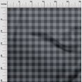 thumbnail image 2 of oneOone Viscose Jersey Gray Fabric Gingham Check Craft Projects Decor Fabric Printed By The Yard 60 Inch Wide, 2 of 5