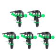 thumbnail image 1 of 5Pcs ABS Impact Sprinkler Head Adjustable 0-360 Degree 34Ft-60Ft Spray Distance, 1 of 11