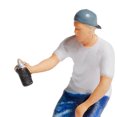 thumbnail image 3 of Baohd 1/87 Diorama Graffiti Personnages Résine Gens Train Mise en Page Garçon Blanc, 3 of 6