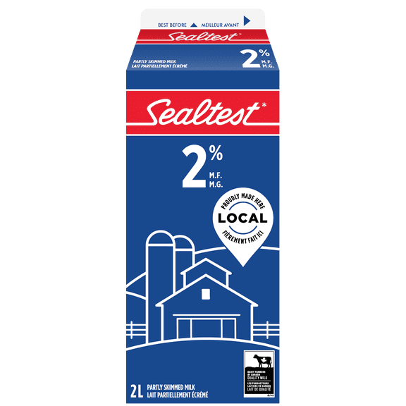 Sealtest Partly Skimmed 2% Milk 2L