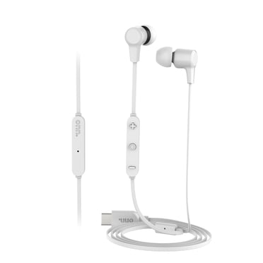 Écouteurs intra-auriculaires filaires avec connecteur USB-C et cordons anti-enchevêtrement de onn.