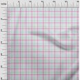 thumbnail image 3 of oneOone Cotton Cambric Light Pink Fabric Check Craft Projects Decor Fabric Printed By The Yard 42 Inch Wide, 3 of 4