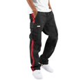 thumbnail image 1 of Kcodviy Men's Street Leisure Sports 8 Simple Pocket Foot Mouth Cap Toe Band Rope Waist Lace Up Lightweight Work Pants for Men Patchwork Ribbon Standard Woven Good Thread Cargo Pants Men Cargo Trouse, 1 of 4