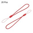 thumbnail image 3 of Unique Bargains 18cm Portable Item Nylon Cord Lanyards Hand Wrist Strap String Red 20 Pack, 3 of 6