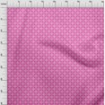 thumbnail image 4 of oneOone Polyester Spandex Fuschia Pink Fabric Geometric Tile Sewing Craft Projects Fabric Prints By Yard 56 Inch Wide, 4 of 4