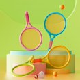 thumbnail image 1 of Sentmoon Outdoor Toys for Kids 8-13 Children Badminton Racket Set Double Tennis Rackets Parent Child Interactive Indoor Outdoor Elementary School Students Sports Toy Gift, 1 of 9