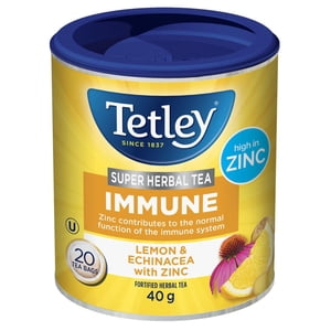 Tetley Tea Super Immune à base de plantes