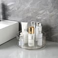 thumbnail image 5 of Mainstays Clear 3-Compartment Rotating Storage Organizer, 100% PET, 5 of 5