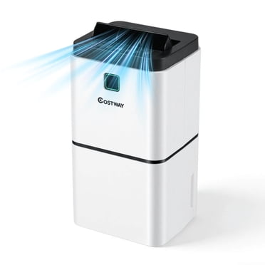 Costway 30 Pints 1500 Sq. Ft Dehumidifier For Medium To Large Room w/ Indicator