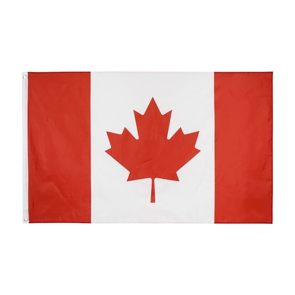 Sktrjpolfis 3x5FT Canadian National Flag, Polyester Canada Flag for Indoor Outdoor Wall Balcony Yard Decor