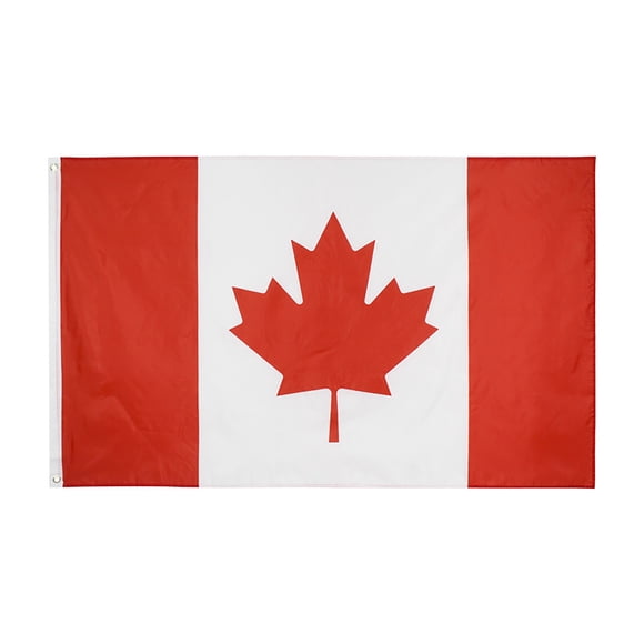 Sktrjpolfis 3x5FT Canadian National Flag, Polyester Canada Flag for Indoor Outdoor Wall Balcony Yard Decor