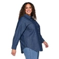 thumbnail image 4 of Lane Bryant Women's Plus Denim Button-Up Shirt, 4 of 6