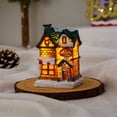 thumbnail image 2 of PENGXIANG Christmas Village LED Lighted Christmas Village Houses with Figurines  Christmas Village Collection Indoor Room Decor - Collectible Buildings, 2 of 14