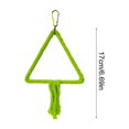 thumbnail image 3 of FHBVT Bird Cage Rope Swing Perch Gnaw Resistant Hanging Design Metal Core Tassel Chew Toy Cultivate Coordination Equilibrium for Budgie Canary Parakeet Cockatiel Bird Cage Pet Bird Supplies Decor, 3 of 6
