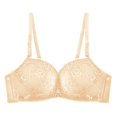 thumbnail image 5 of CHUANK Bras for Women Wire-Free French Womens Front Close Bra T Back Plus Size Seamless Unlined Large Bust, 5 of 5