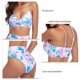 thumbnail image 3 of Split Bikini, Polyester Elastic Bikini Bathing Suit  For Beach, 3 of 5