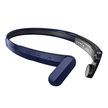 Wireless Headph IPX5 Waterproof Handsfree V5.2 for Workout Driving Hiking Blue