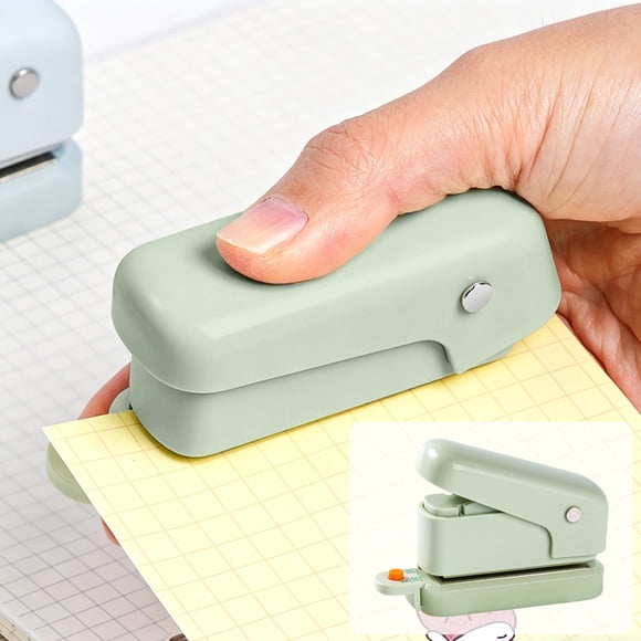6 Hole One Handed Hole Puncher Mini Portable Paper Punch