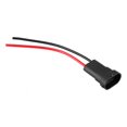 thumbnail image 1 of Wiring Harness Connector, 2Pin Male Anti Melting Copper Wire 5.5in Long Fog Light Adapter Cable  For Headlight, 1 of 8