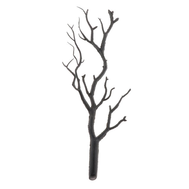 1/24 Scale Tree Branch for Model Train Track Building Accessory Toys Height Black