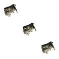 thumbnail image 1 of Thinsony Beautiful Belly Dance Waist Chain Intricate Black Gold 3Set, 1 of 1