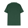 thumbnail image 4 of Timegard Plus Size Tops for Women V-Neck Short Sleeve Solid Color Comfy Basic Tee Casual Loose Tops, 4 of 5
