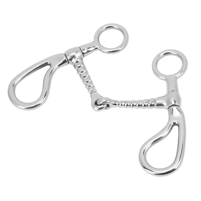 Horse Snaffle Bit, Durable Horse Mouth Bit Practical Stainless Steel for Farm