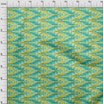 thumbnail image 3 of oneOone Polyester Lycra Fabric Chevron Kasuri Print Sewing Fabric BTY 56 Inch Wide, 3 of 4