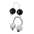 thumbnail image 1 of HILABEE 2x African Shaker Rattle Percussion Rhythmic Ball Double Gourd for Beginners, 1 of 9