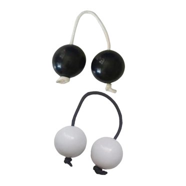HILABEE 2x African Shaker Rattle Percussion Rhythmic Ball Double Gourd for Beginners