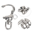 thumbnail image 4 of 316 Stainless Steel Mountaineering Rock Climbing Rotation Snap Hook, High Strength Quick Connect for Camping Hiking Stainless Steel, 4 of 7