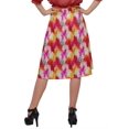 thumbnail image 3 of Moomaya Jupe Imprimée pour Femmes en Poly Spandex Tenue Décontractée Jupe d'Été pour Filles, 3 of 5