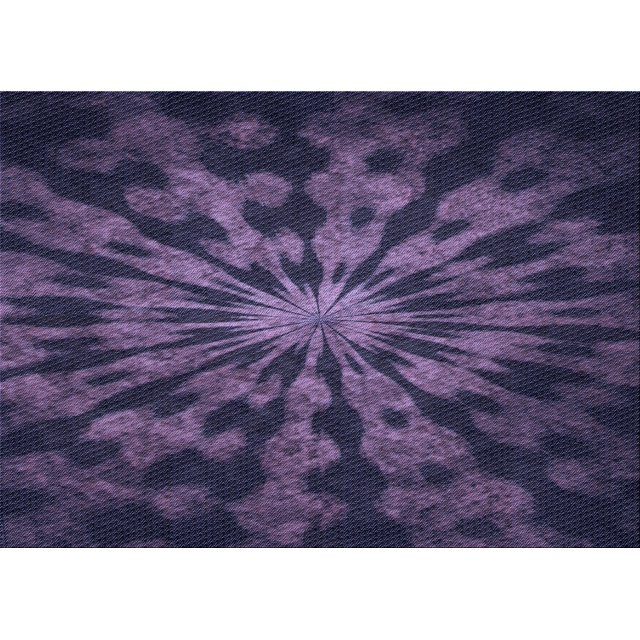 Ahgly Company Machine Washable Indoor Rectangle Transitional Purple Sage Bush Purple Area Rugs, 2' x 5'