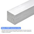 thumbnail image 3 of Unique Bargains Square Aluminum Flat Bar, 1 Pack 2' Thickness 2' Width 6' Length, 3 of 5
