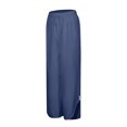 thumbnail image 4 of Fashion Women Loose Solid Color Casual Wide Leg Split Buttons Pants Trousers, 4 of 6