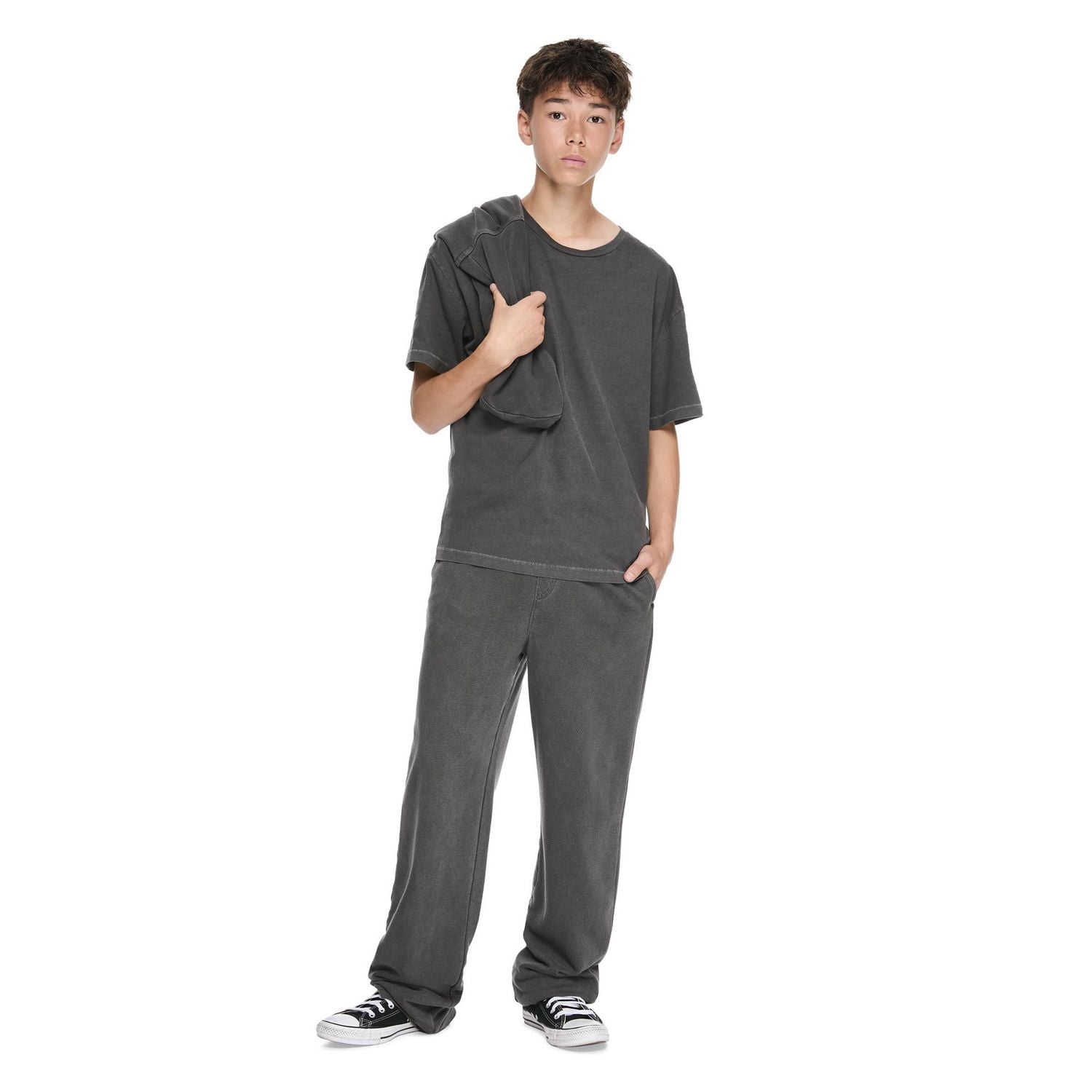 Jackson Boys' Washed Short Sleeve Crew Neck Tee