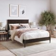 thumbnail image 1 of Charlotte Full Solid Wood Low Profile Platform Bed in Espresso, 1 of 13