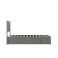 thumbnail image 2 of AFI Tahoe Lit Plateforme Simple en Bois Massif avec 2 Tiroirs, Gris, 2 of 10