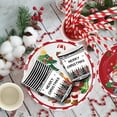 thumbnail image 4 of C Christmas Party Tableware Disposable Paper Cups Set Black White Checkered Christmas Tree Theme 8.2X7.4Cm 3.23X2.91 Inches, 4 of 7