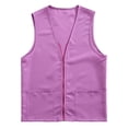 thumbnail image 2 of IMENGL Gilet d'Activité pour Postulant Adulte, Tenue de Travail de Supermarché, Multiples Poches, Violet G, Taille M-3TG, 2 of 4